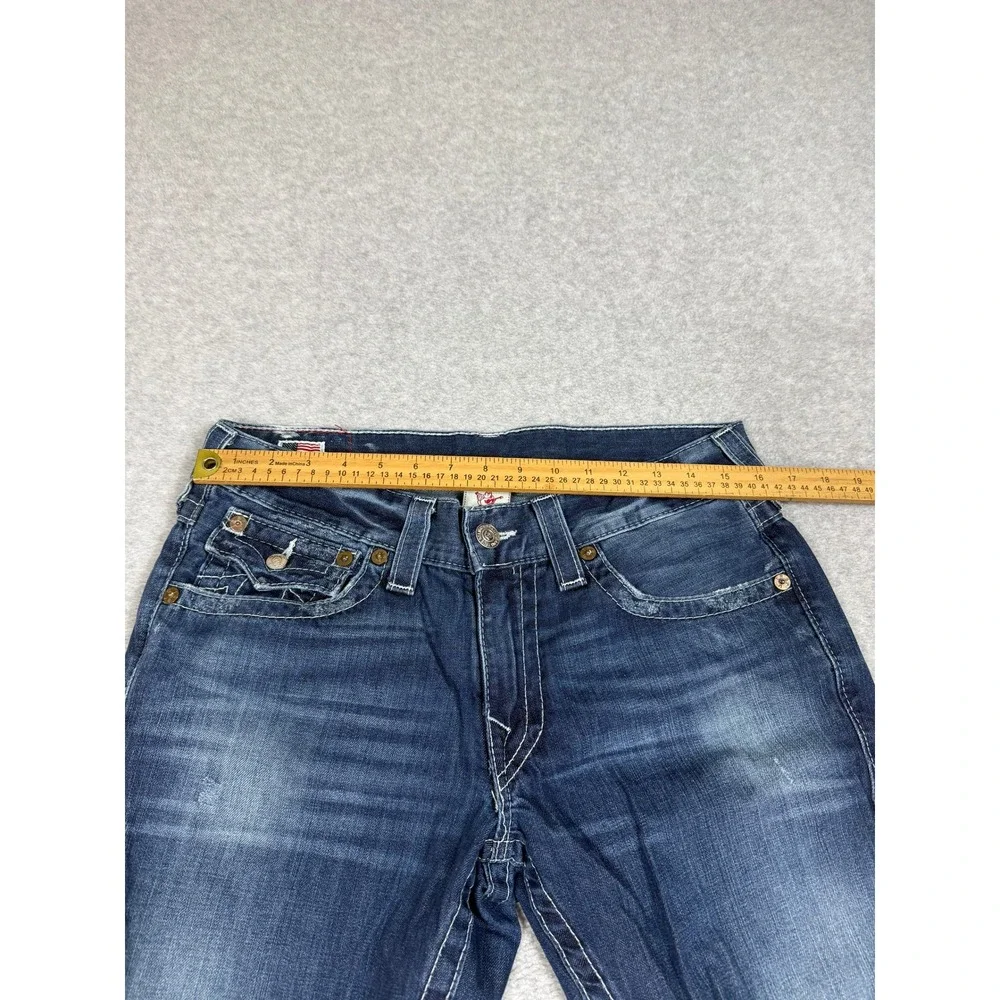 True Religion Mens Size 32 Ricky Denim Jeans Made In USA